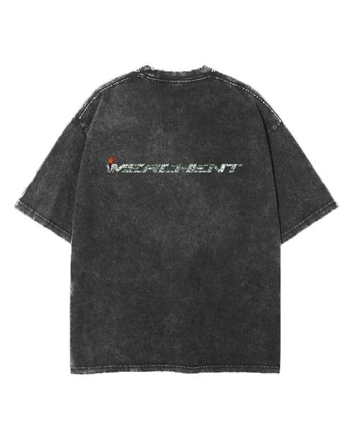 Premium Black Acid wash 240GSM tee