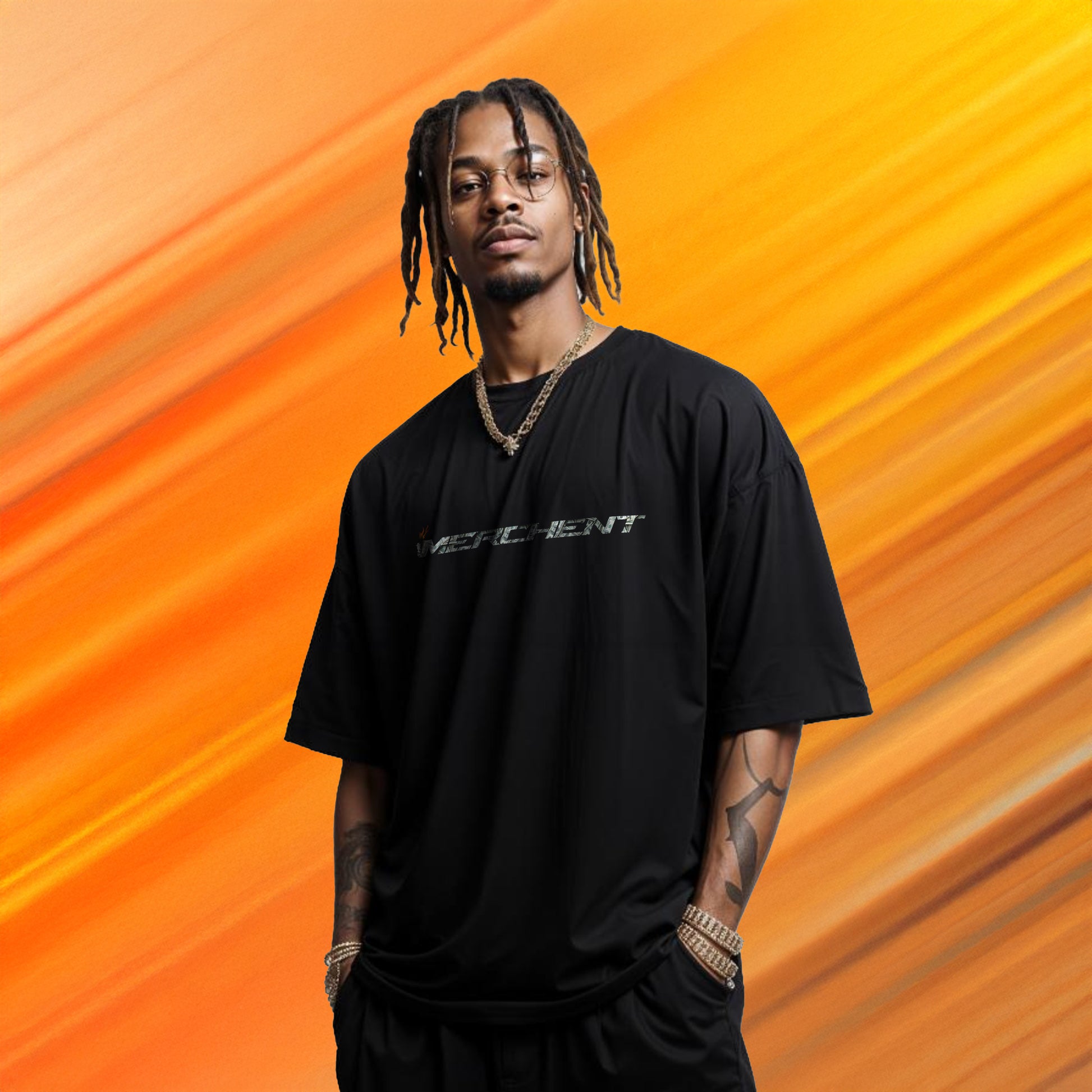 Premium Black Acid wash 240GSM tee